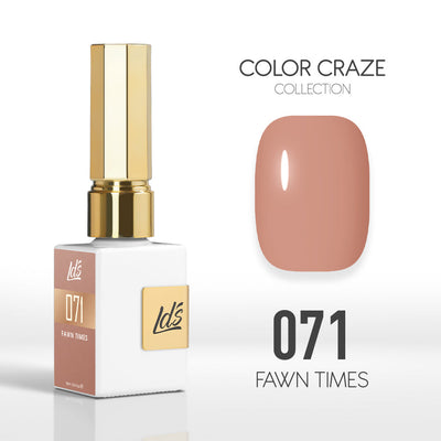 LDS Color Craze Gel Nail Polish - 071 Fawn Times - 0.5oz