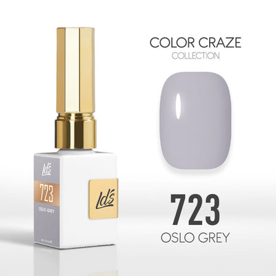 LDS Color Craze Gel Nail Polish - 723 Oslo Grey - 0.5oz