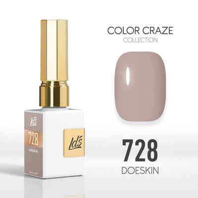 LDS Color Craze Gel Nail Polish - 728 Doeskin - 0.5oz