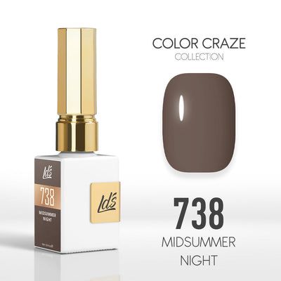 LDS Color Craze Gel Nail Polish - 738 Midsummer Night - 0.5oz