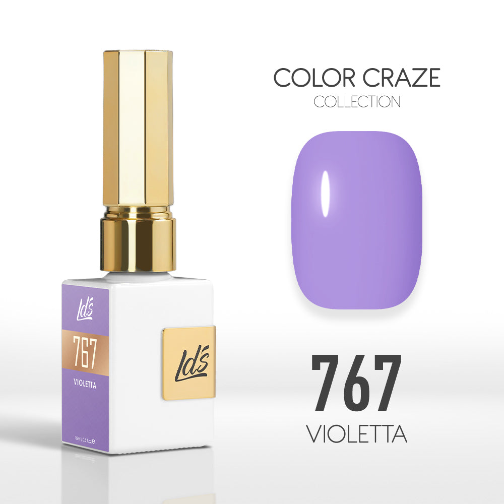 LDS Color Craze Gel Nail Polish - 767 Violetta - 0.5oz