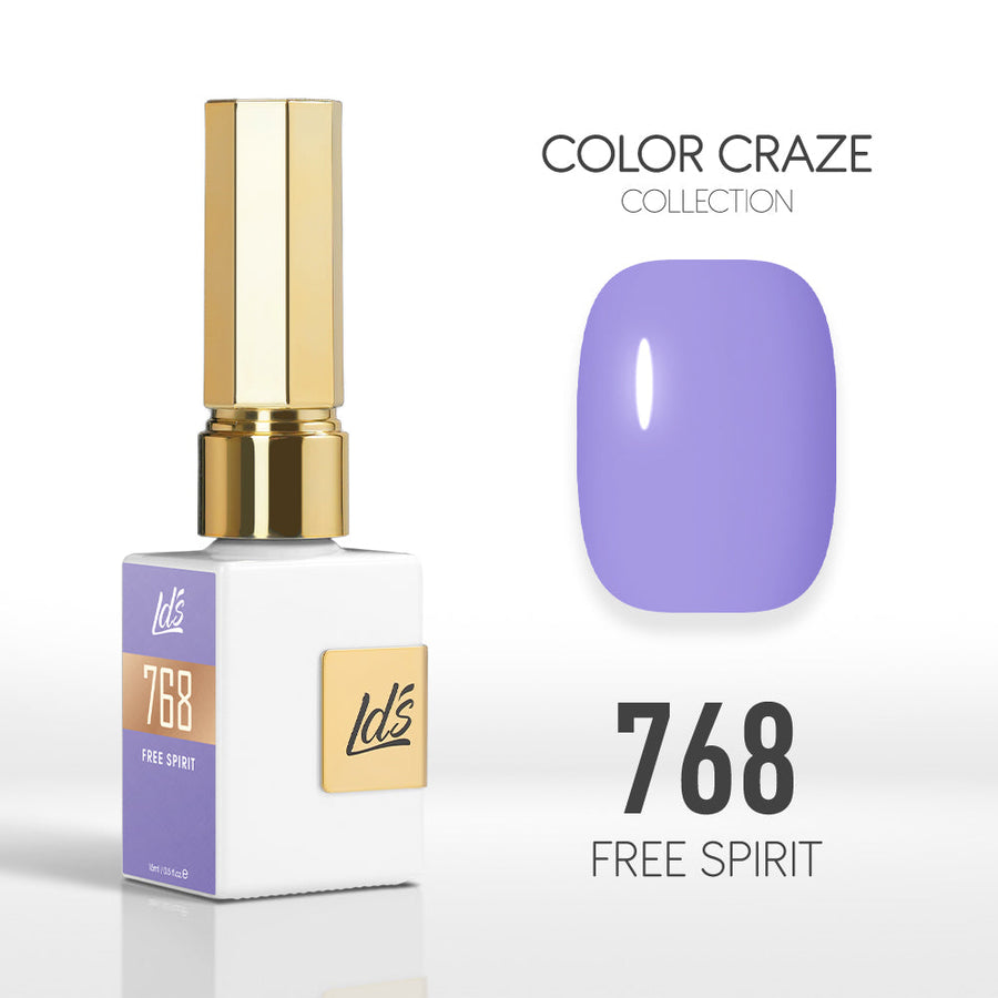 LDS Color Craze Gel Nail Polish - 768 Free Spirit - 0.5oz