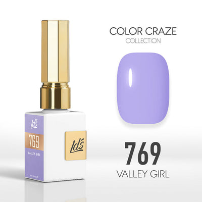 LDS Color Craze Gel Nail Polish - 769 Valley Girl - 0.5oz