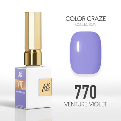 LDS Color Craze Gel Nail Polish - 770 Venture Violet - 0.5oz