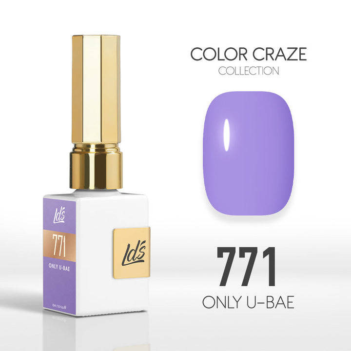 LDS Color Craze Gel Nail Polish - 771 Only U-Bae - 0.5oz