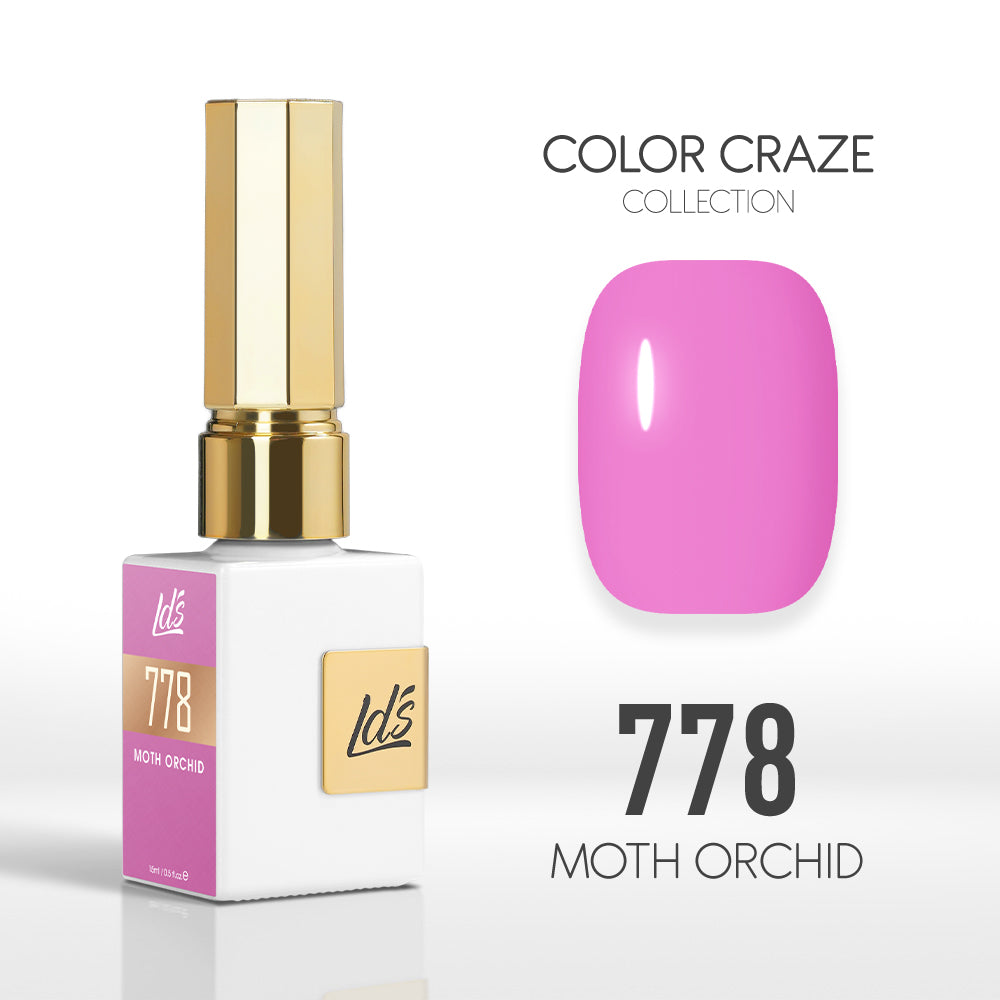 LDS Color Craze Gel Nail Polish - 778 Moth Orchid - 0.5oz