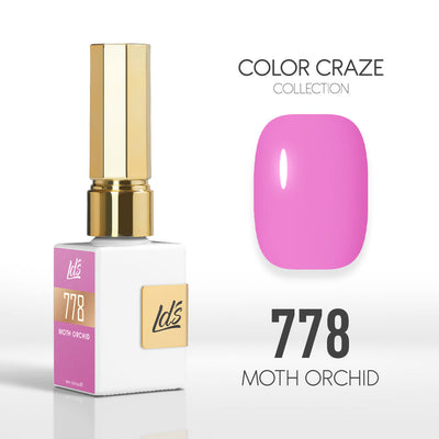 LDS Color Craze Gel Nail Polish - 778 Moth Orchid - 0.5oz