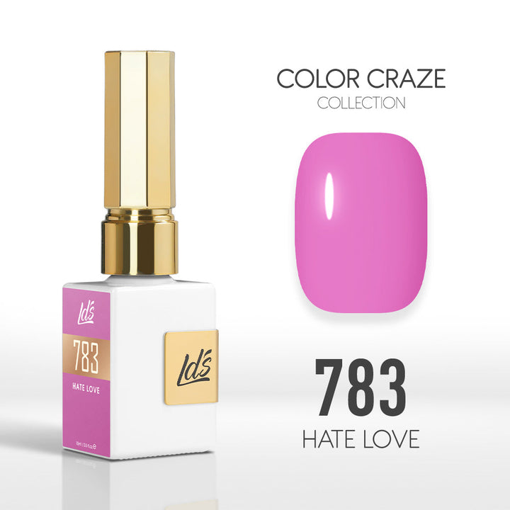 LDS Color Craze Gel Nail Polish - 783 Hate Love - 0.5oz