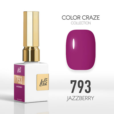 LDS Color Craze Gel Nail Polish - 793 Jazzberry - 0.5oz