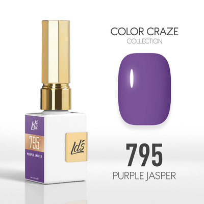 LDS Color Craze Gel Nail Polish - 795 Purple Jasper - 0.5oz