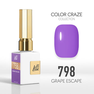 LDS Color Craze Gel Nail Polish - 798 Grape Escape - 0.5oz