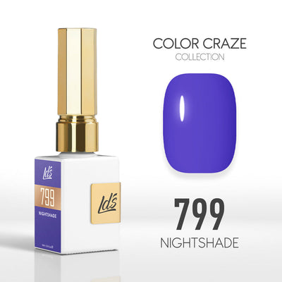 LDS Color Craze Gel Nail Polish - 799 Nightshade - 0.5oz