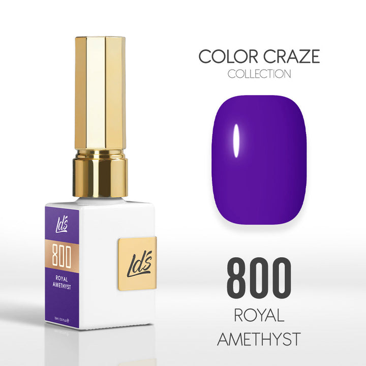 LDS Color Craze Gel Nail Polish - 800 Royal Amethyst - 0.5oz