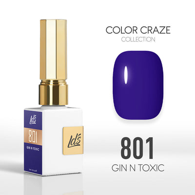 LDS Color Craze Gel Nail Polish - 801 Gin N Toxic - 0.5oz