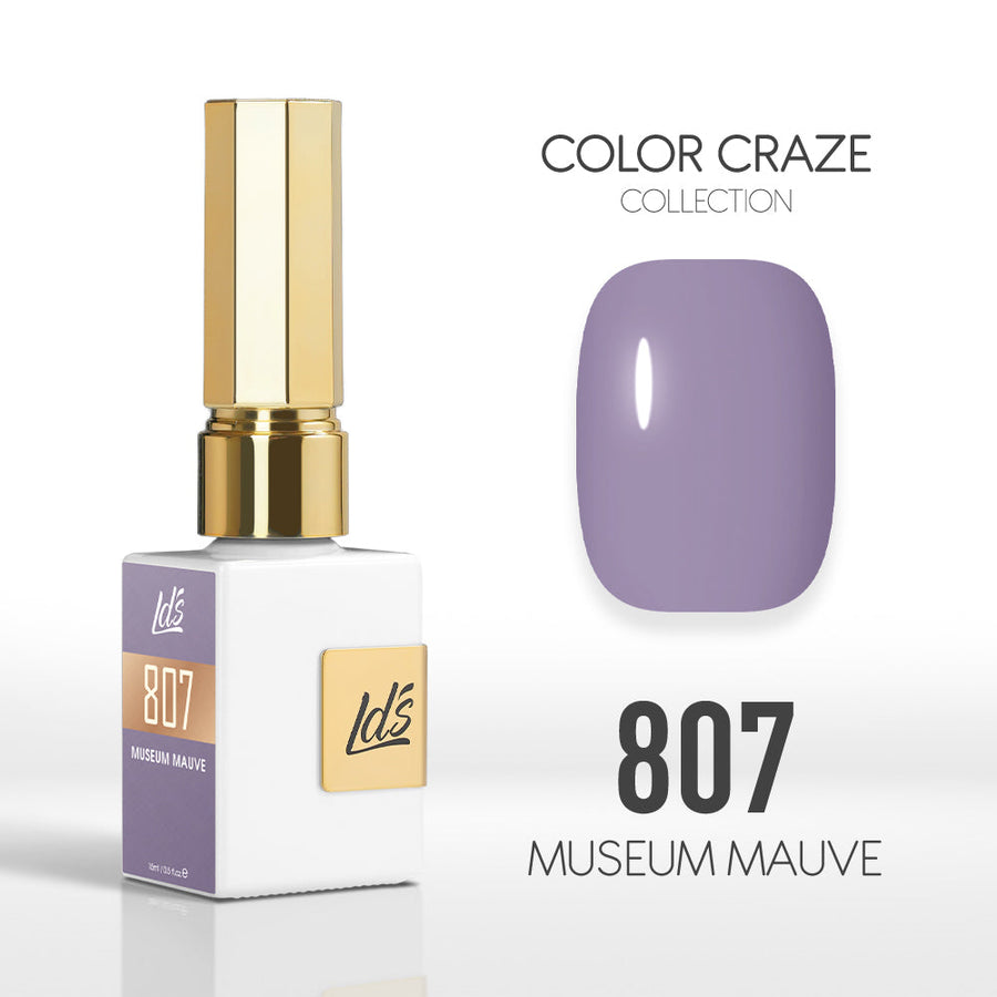 LDS Color Craze Gel Nail Polish - 807 Museum Mauve - 0.5oz