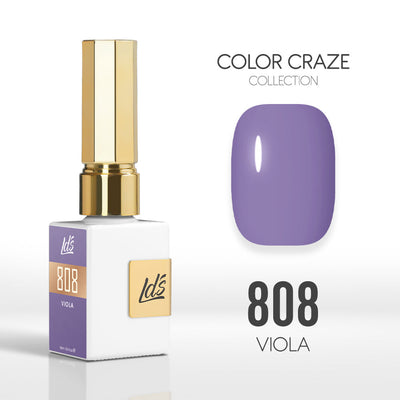 LDS Color Craze Gel Nail Polish - 808 Viola - 0.5oz