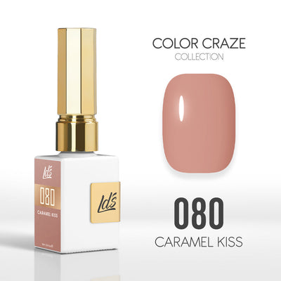 LDS Color Craze Gel Nail Polish - 080 Caramel Kiss - 0.5oz