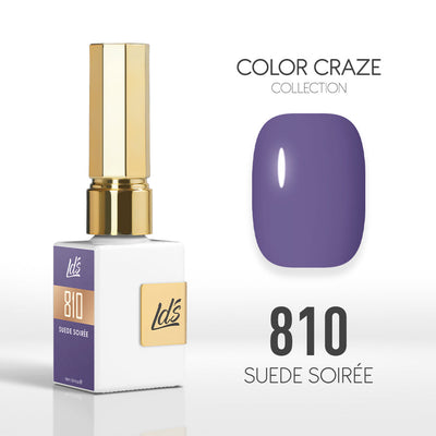 LDS Color Craze Gel Nail Polish - 810 Suede Soirée - 0.5oz