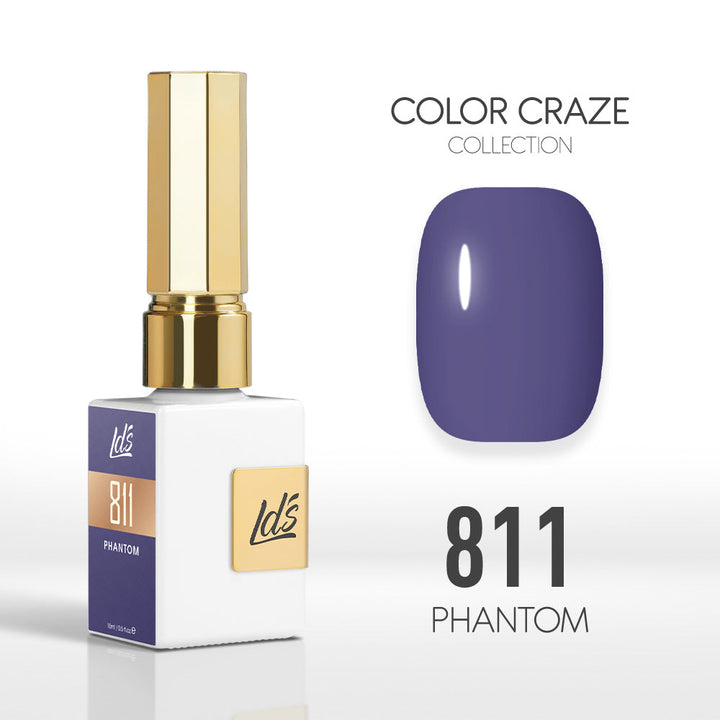 LDS Color Craze Gel Nail Polish - 811 Phantom - 0.5oz