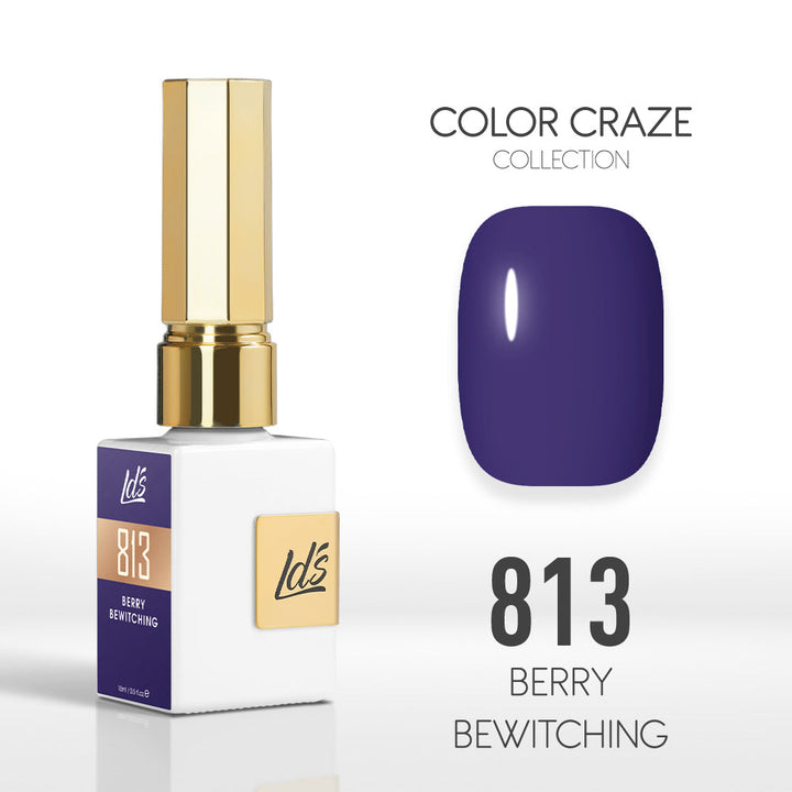 LDS Color Craze Gel Nail Polish - 813 Berry Bewitching - 0.5oz