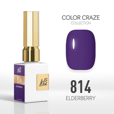 LDS Color Craze Gel Nail Polish - 814 Elderberry - 0.5oz