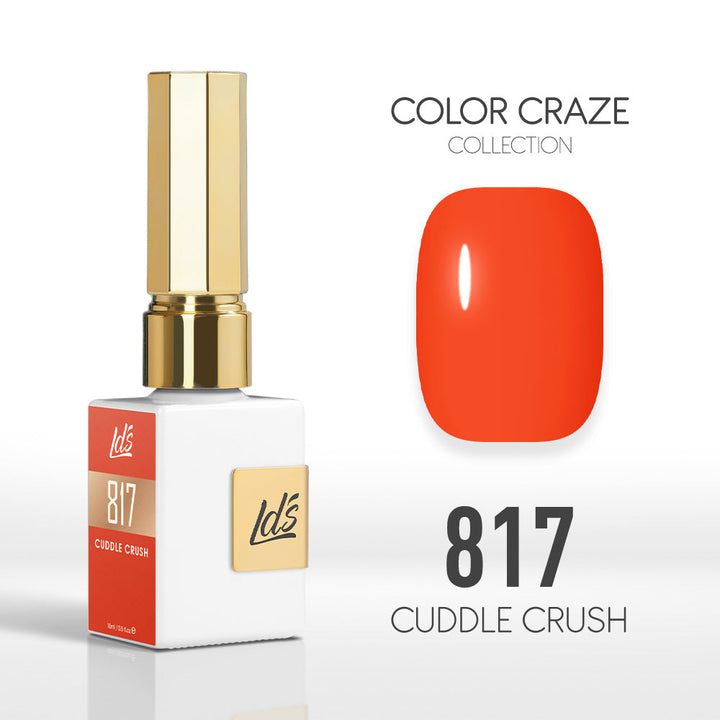 LDS Color Craze Gel Nail Polish - 817 Cuddle Crush - 0.5oz