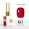 LDS Color Craze Gel Nail Polish - 841 Cherry Red - 0.5oz