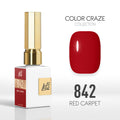 LDS Color Craze Gel Nail Polish - 842 Red Carpet - 0.5oz