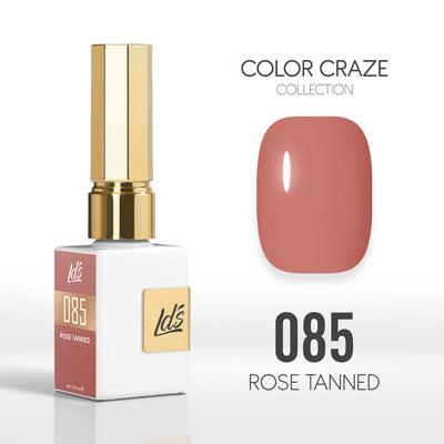 LDS Color Craze Gel Nail Polish - 085 Rose Tanned - 0.5oz