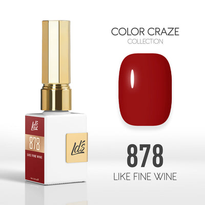 LDS Color Craze Gel Nail Polish - 878 Like Fine Wine - 0.5oz Price