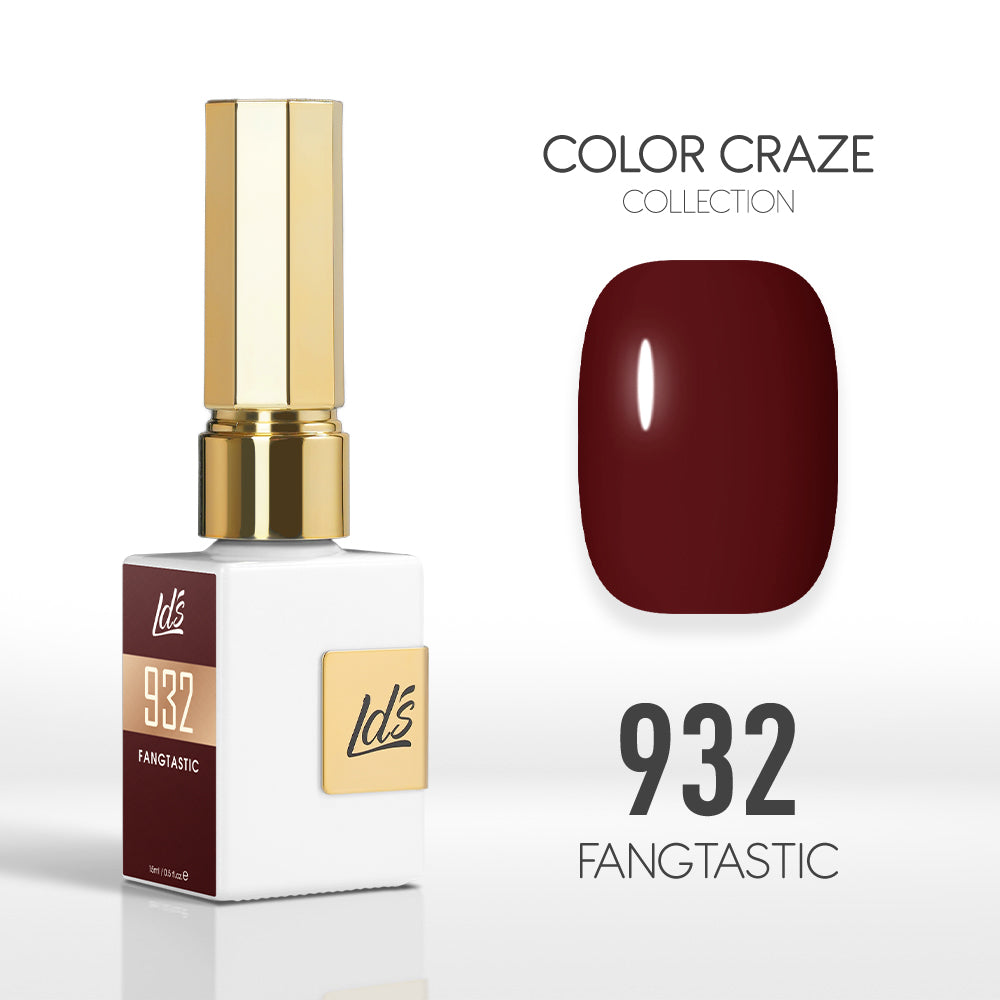 LDS Color Craze Gel Nail Polish - 932 Fangtastic - 0.5oz