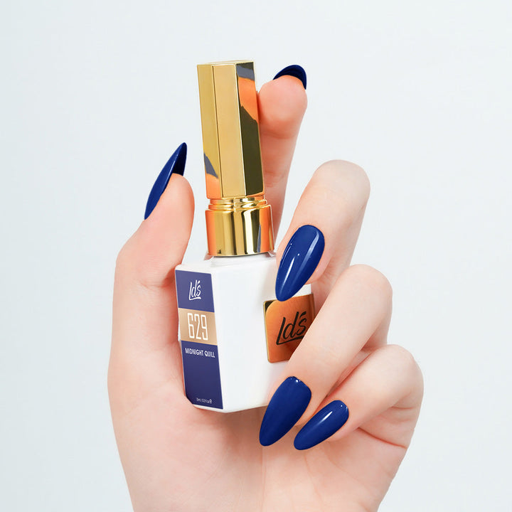 LDS Color Craze Gel Nail Polish - 629 Midnight Quill - 0.5oz