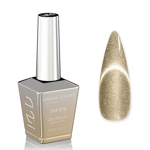 Chaun Legend CAT EYE GEL Polish Gold Spotlight LGCE09