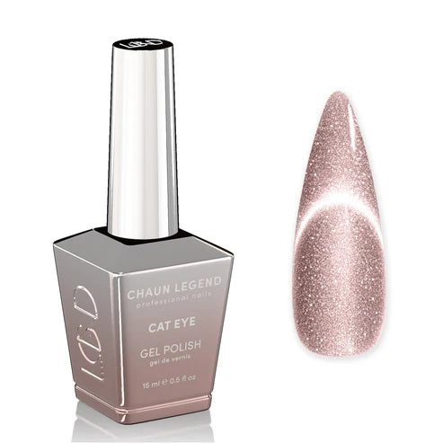 Chaun Legend CAT EYE GEL Polish Blush Crystals LGCE11
