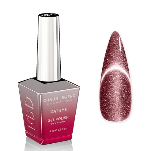 Chaun Legend CAT EYE GEL Polish Scarlet Celebration LGCE13