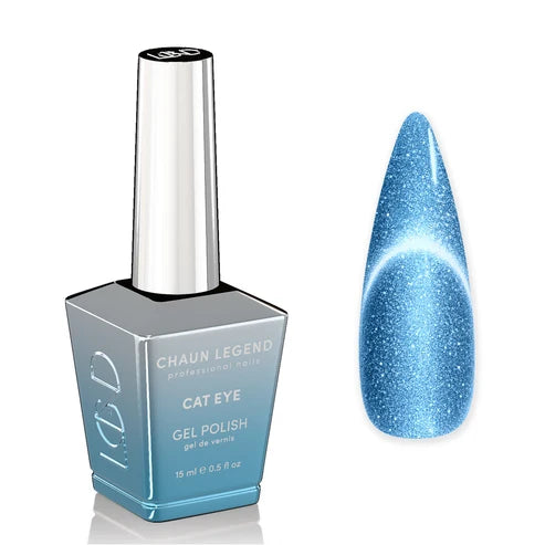 Chaun Legend CAT EYE GEL Polish Blue Fever LGCE14