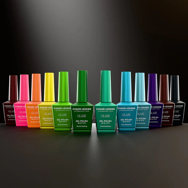 CHAUN LEGEND - Gel Polish - Glaze Collection Full Line Bundle