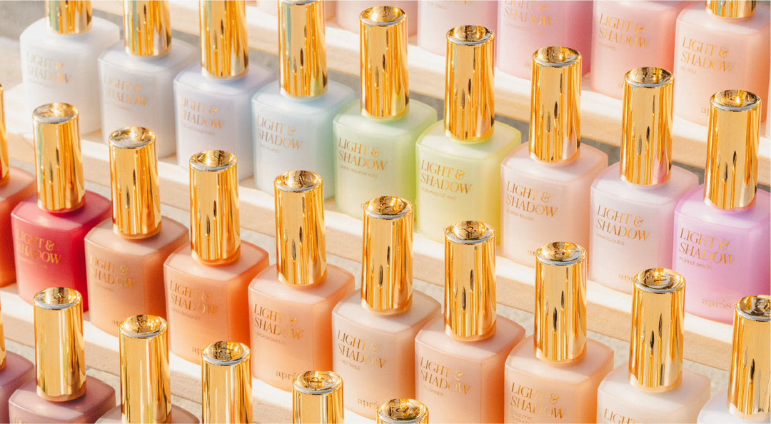 APRES - Light &amp; Shadow Sheer Gel Couleur Full Line Collection - Full Set of 40 &amp; Swatchbook