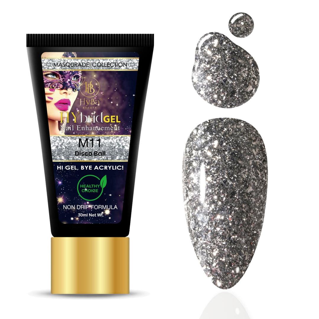 HyBa HyGEL Hybrid Gel 30ml - #M11 Disco Ball