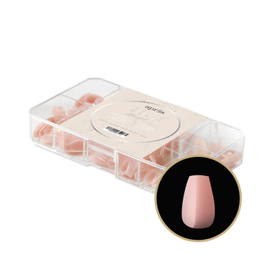 APRES - Gel-X® Neutrals Natural Margot Coffin Extra Short Box of Tips (150pcs)