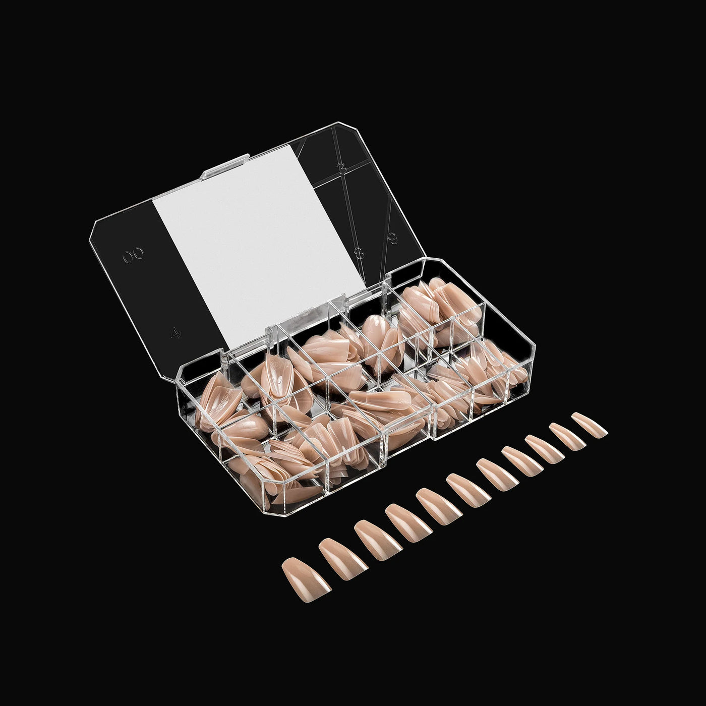 APRES - Neutral Alex Natural Coffin Medium Box of Tips (150pcs)