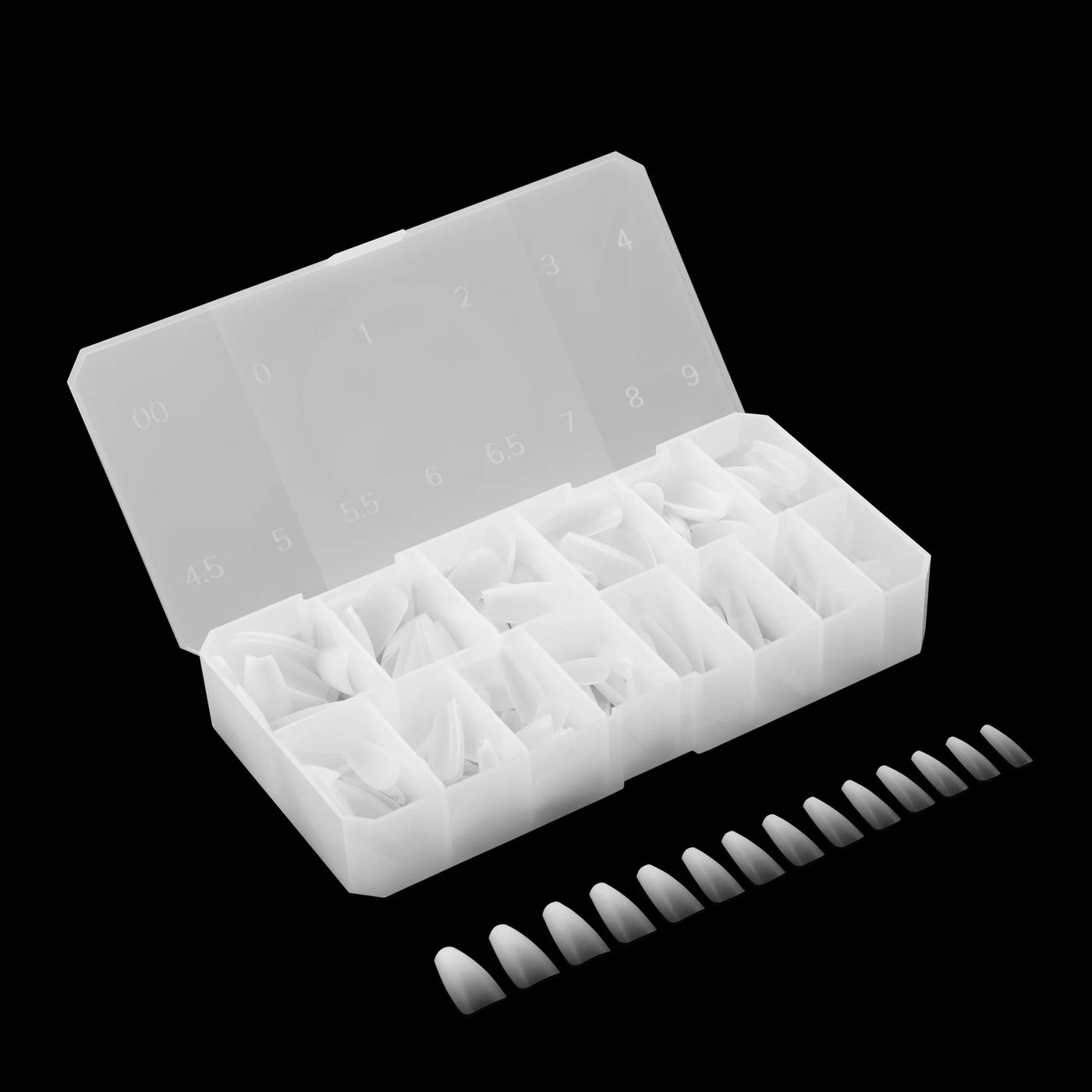 APRES - Gel-X® Ombre Natural Coffin Medium Box of Tips (210pcs)