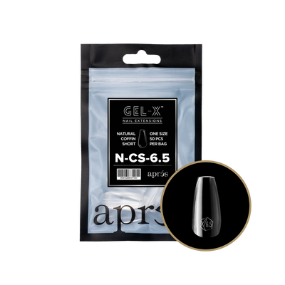 APRES - GEL-X® NATURAL COFFIN SHORT REFILL TIP BAG