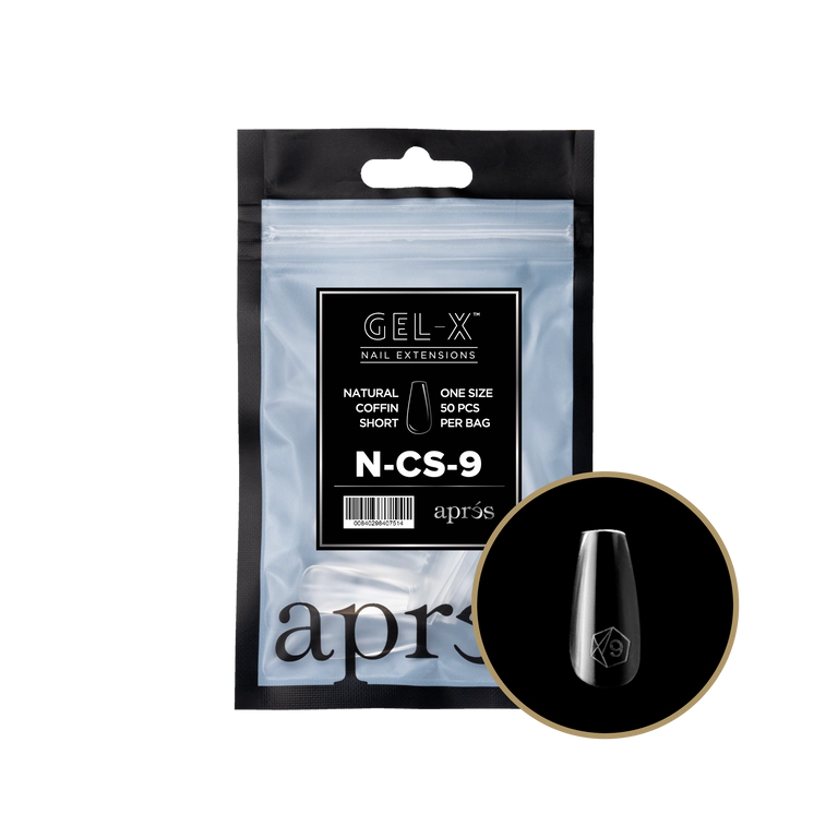 APRES - GEL-X® NATURAL COFFIN SHORT REFILL TIP BAG 2.0