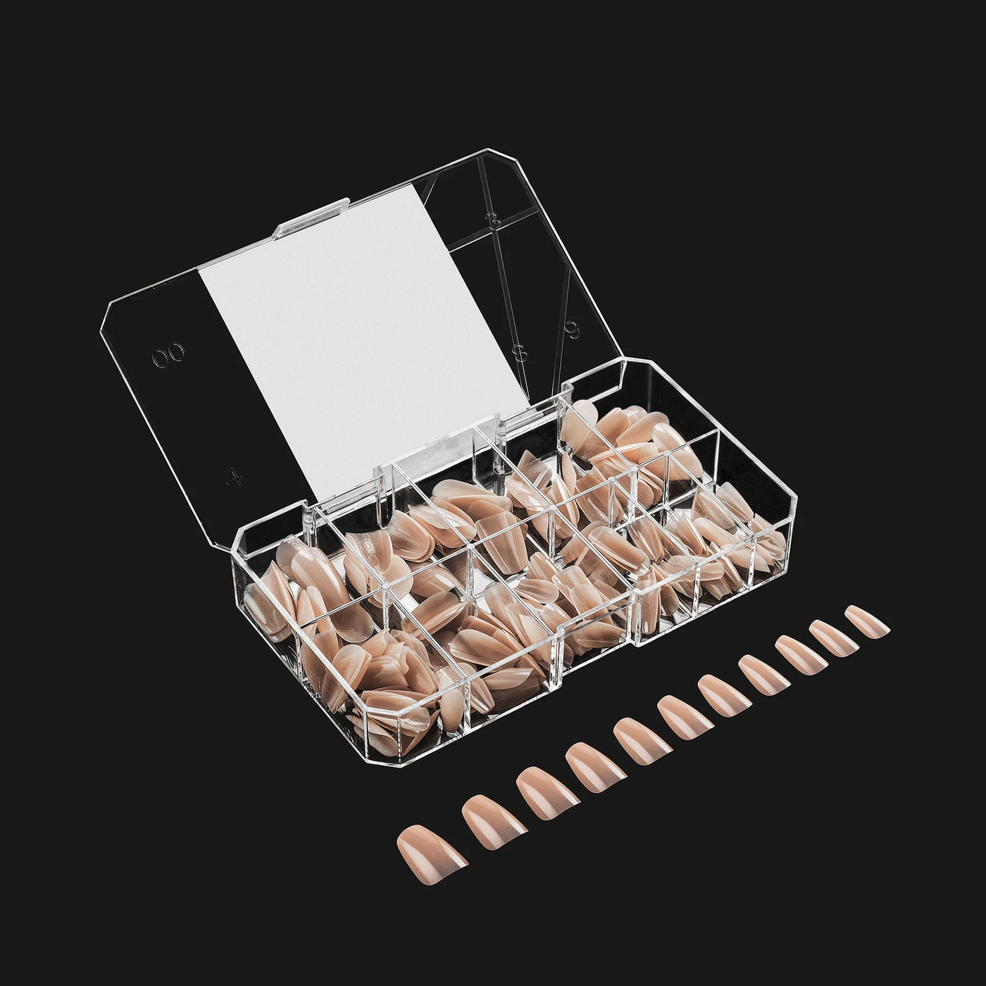 APRES - Neutrals Alex Natural Coffin Short Box of Tips (150pcs)