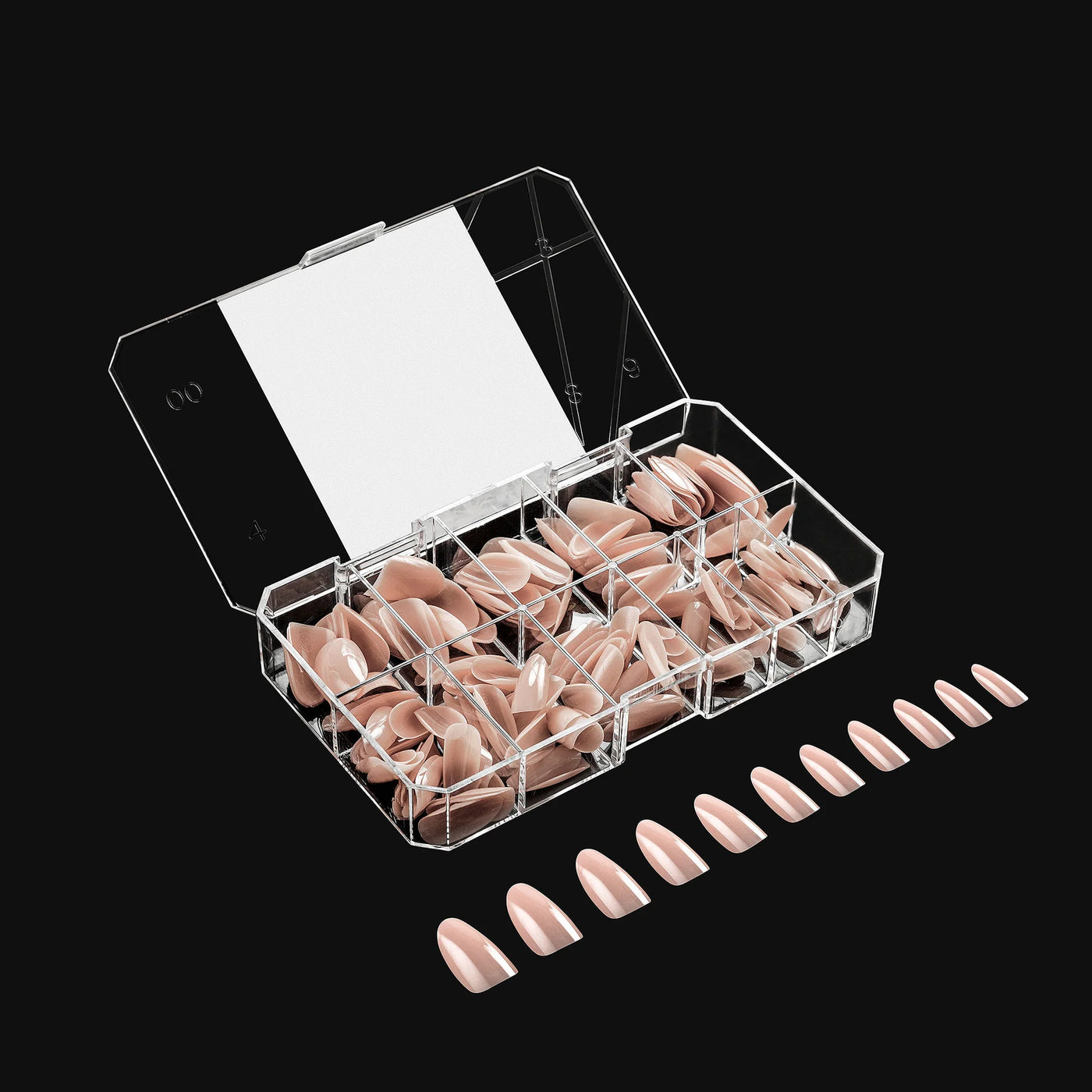 APRES - Neutrals Maisie Natural Round Medium Box of Tips (150pcs)