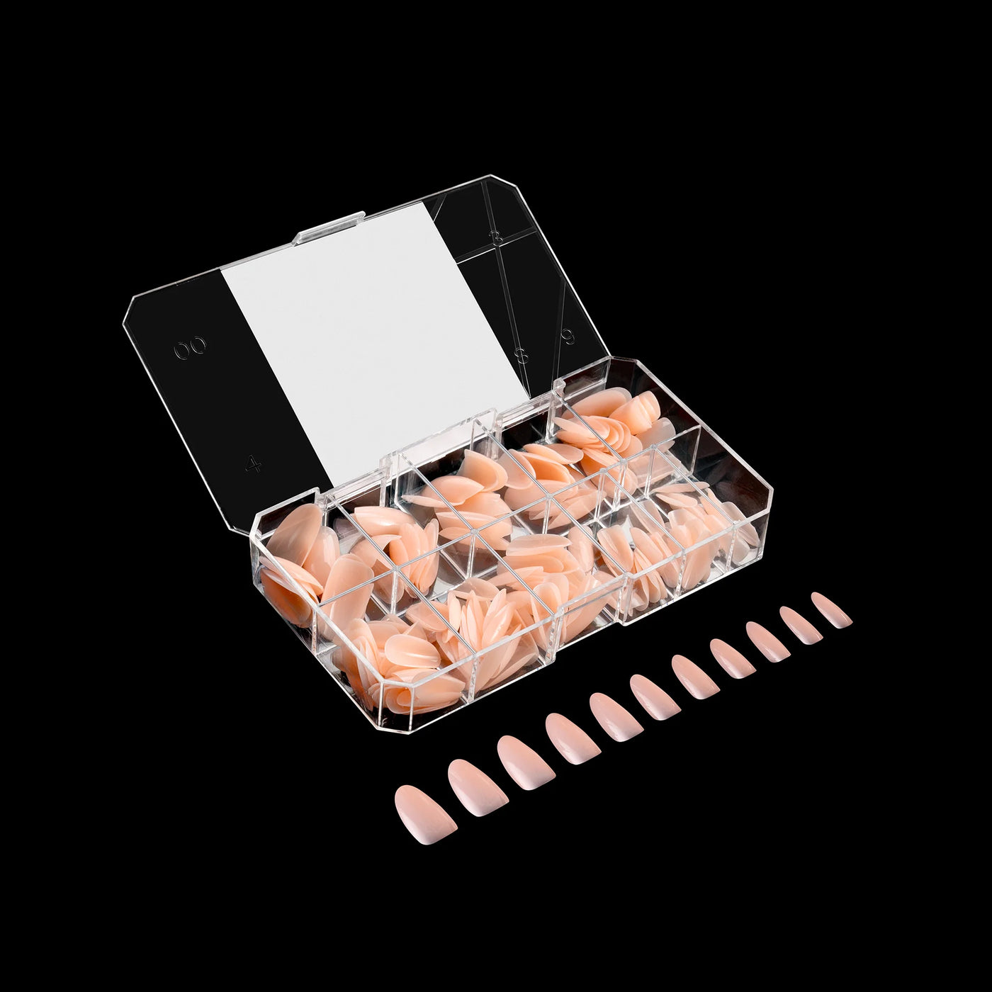 APRES - Gel-X® Neutrals Natural Chloe Round Medium Box of Tips (150pcs)