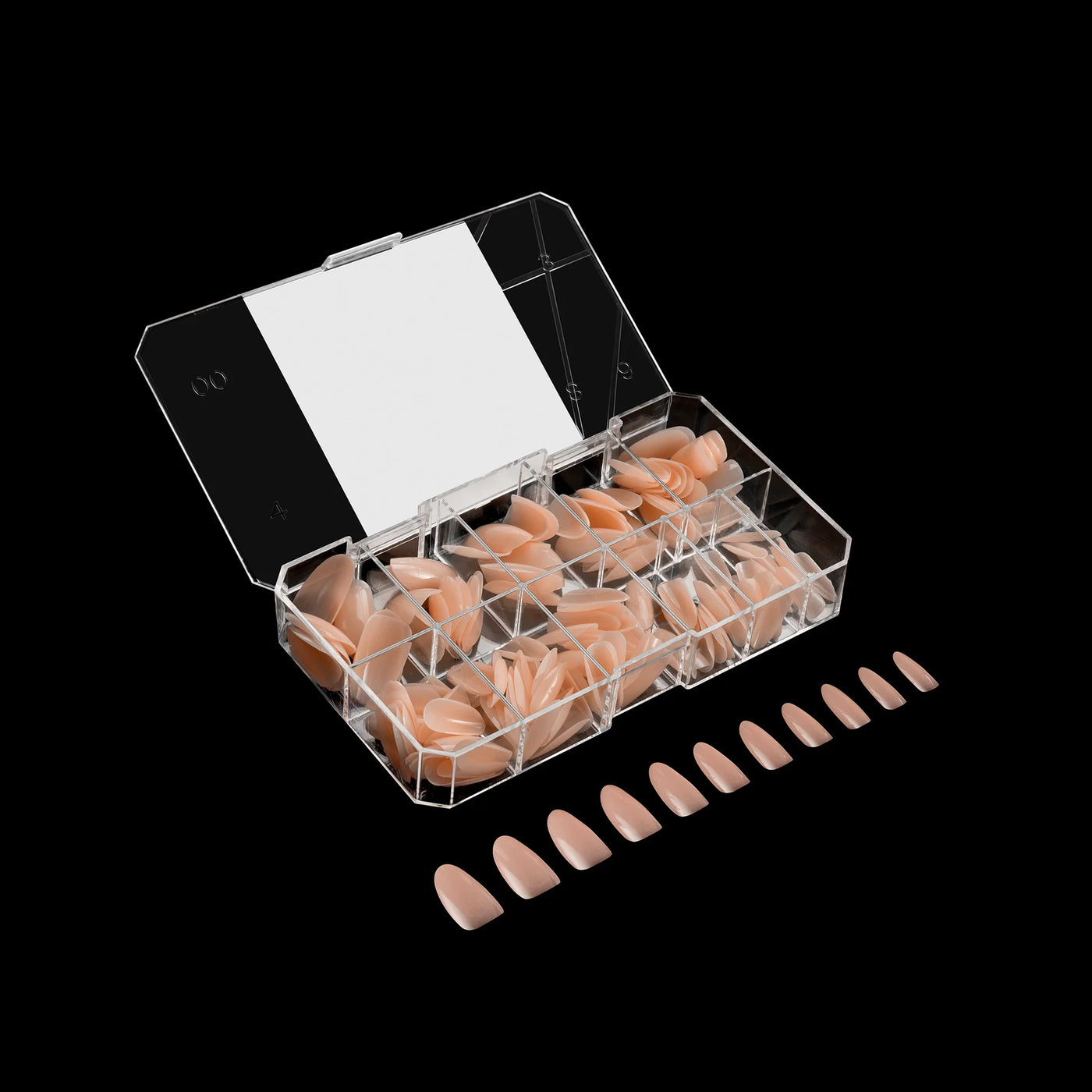 APRES - Gel-X® Neutrals Natural Emma Round Medium Box of Tips (150pcs)