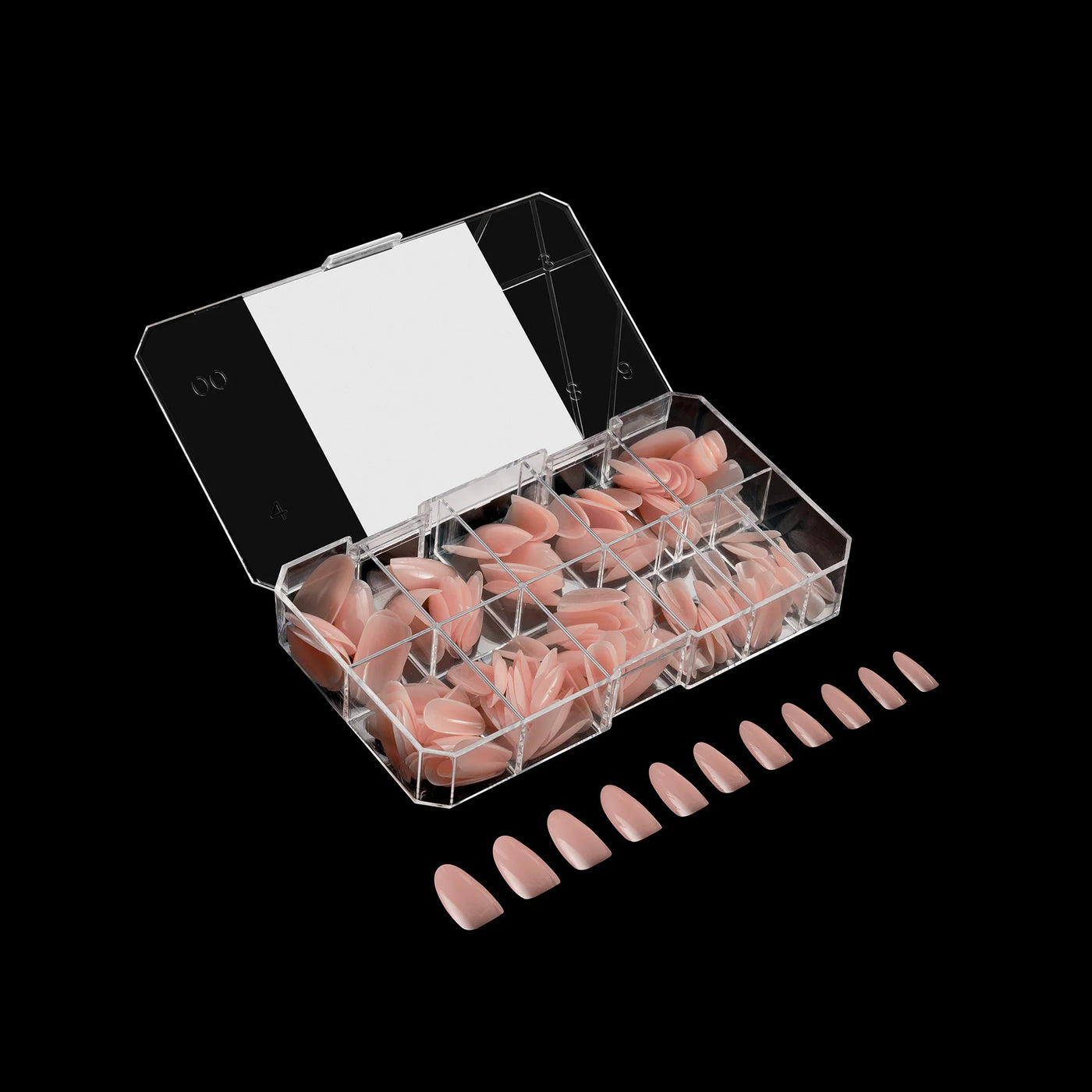 APRES - Gel-X® Neutrals Natural Margot Round Medium Box of Tips (150pcs)