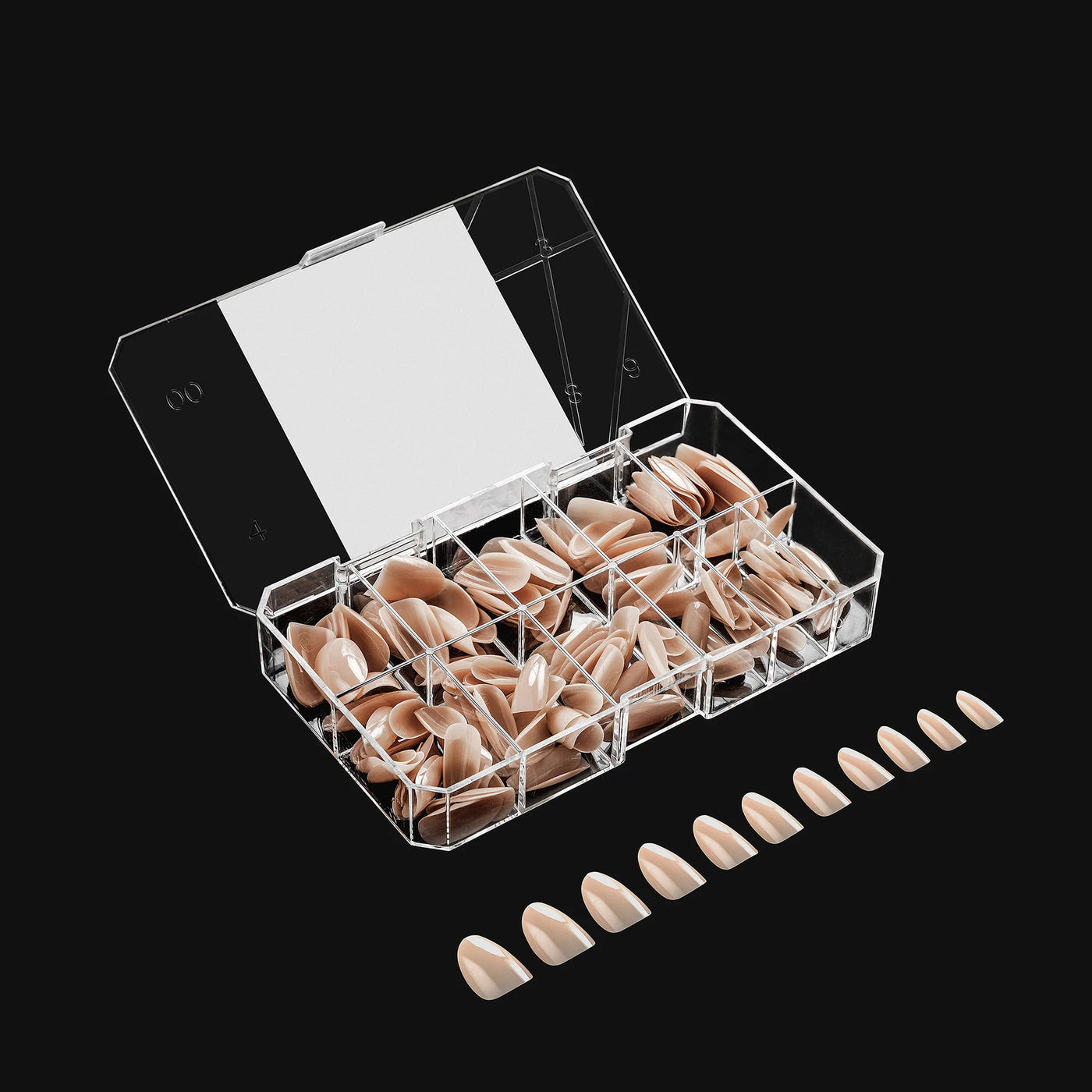 APRES - Neutral Alex Natural Round Short Box of Tips (150pcs)